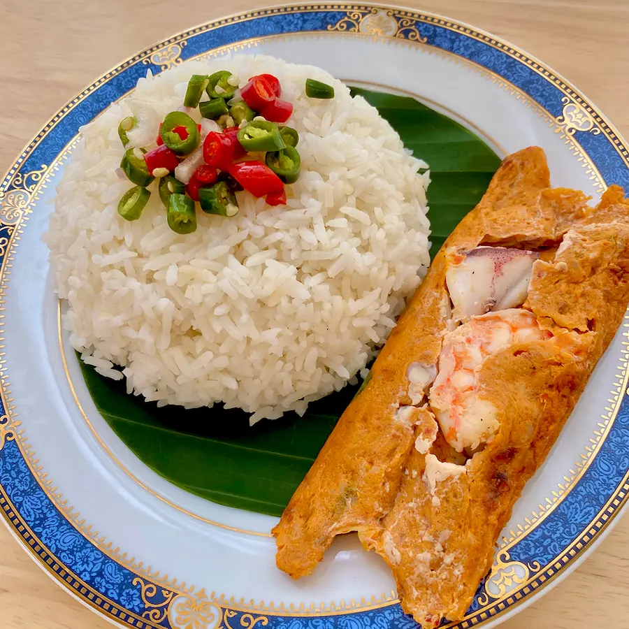 ข้าวห่อหมกหน้ารวม